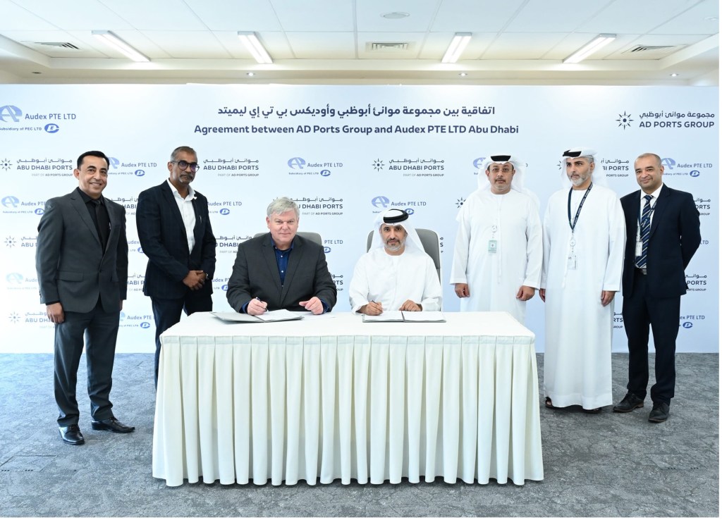 مجموعة موانئ أبوظبي توقع اتفاقية مع شركة “اوديكس بي تي اي ليمتد” لبناء مرافق التصنيع الهندسي الخاصة بها في ميناء خليفة