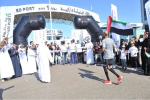 Dr. Khaled Al-Suwaidi becomes the first Emirati to run a 327 kilometer ultramarathon from Fujairah Port to Zayed Port in support of cancer patients