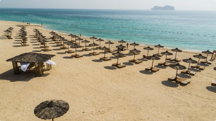 Sir Bani Yas Cruise Beach