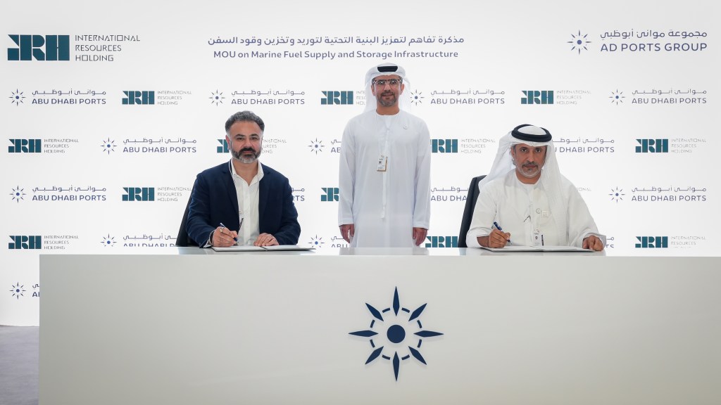 AD Ports Group and IRH Global Trading Sign MoU to Advance Bunkering and Alternative Marine Fuels at Khalifa Port